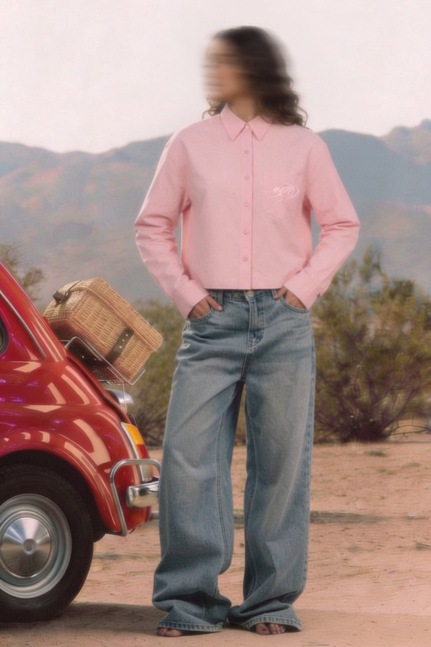 Camicia Boxy Baby Pink