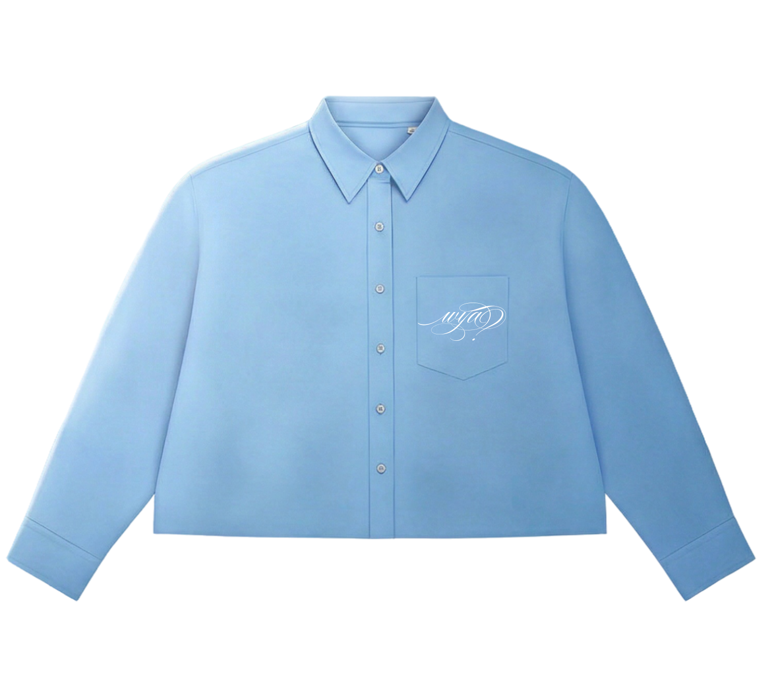 Camicia Boxy Baby Blue