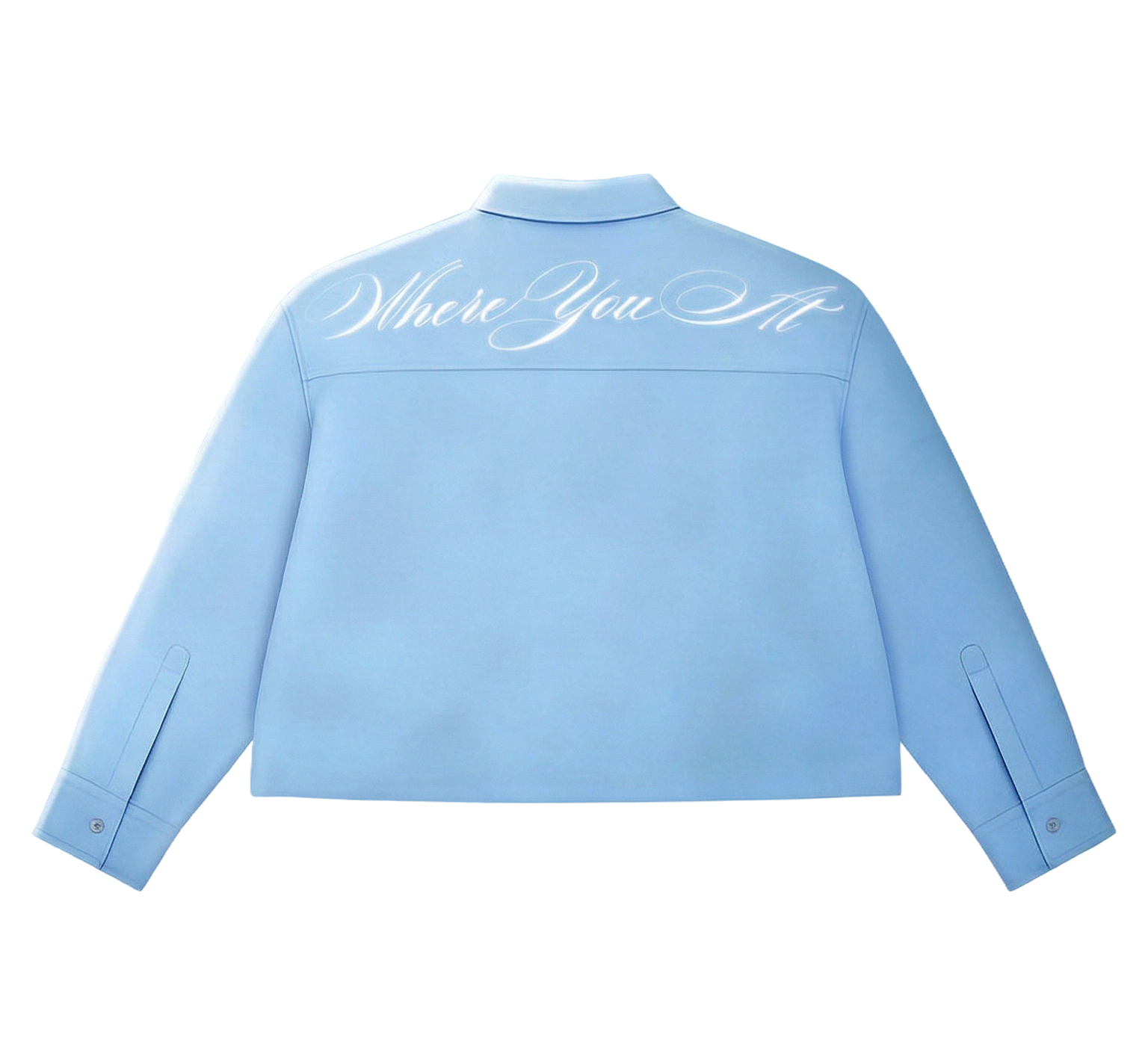 Camicia Boxy Baby Blue