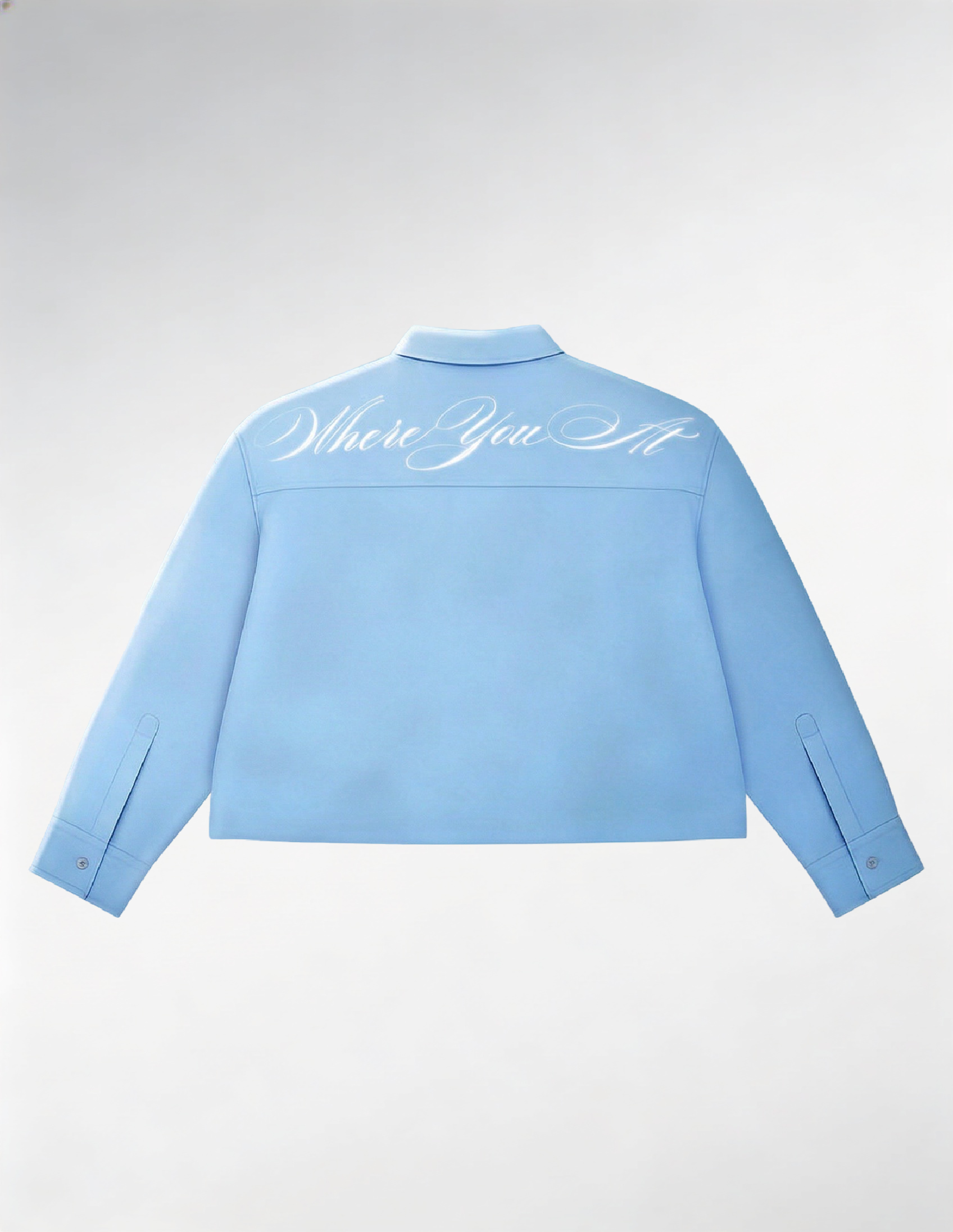 Camicia Boxy Baby Blue