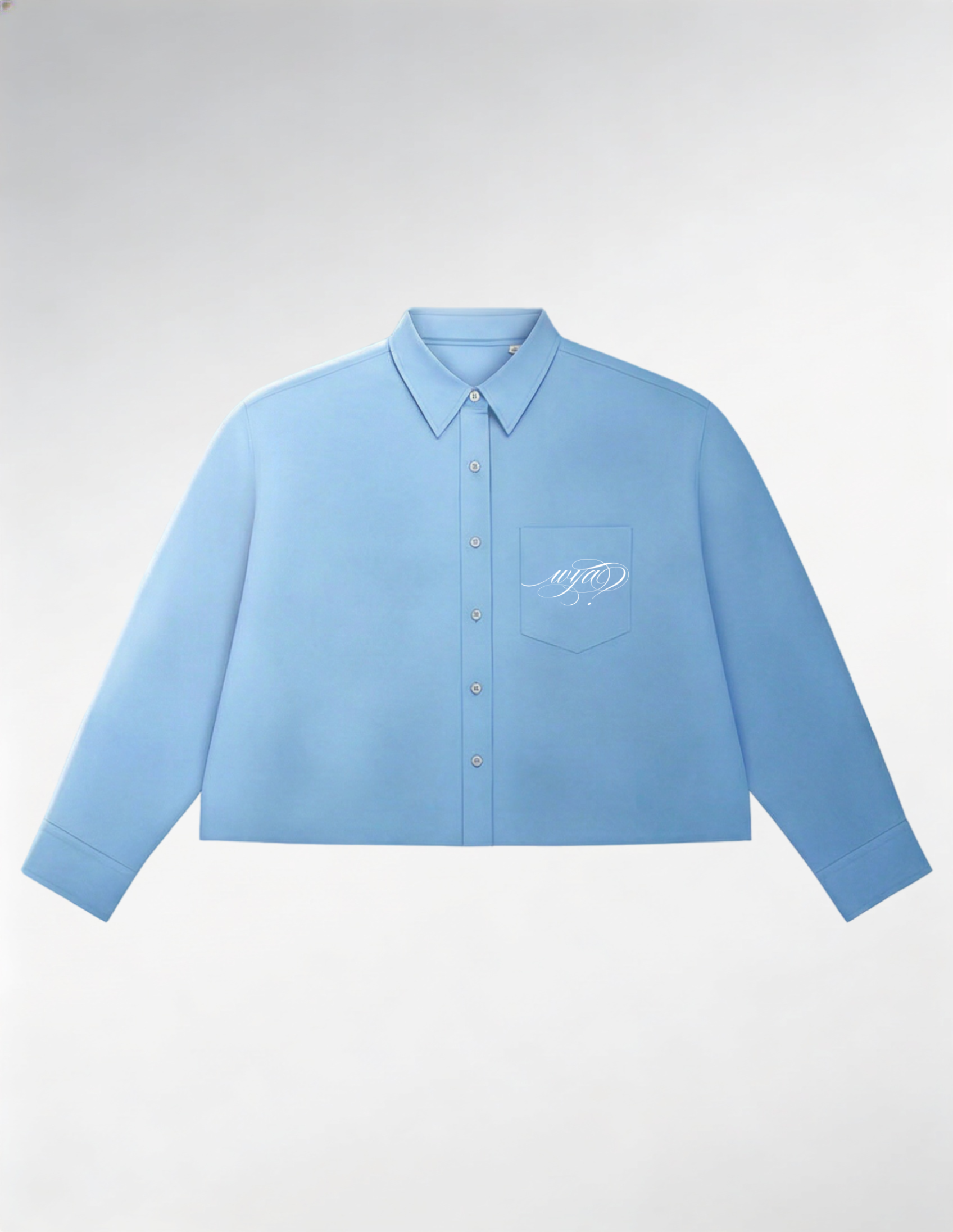 Camicia Boxy Baby Blue